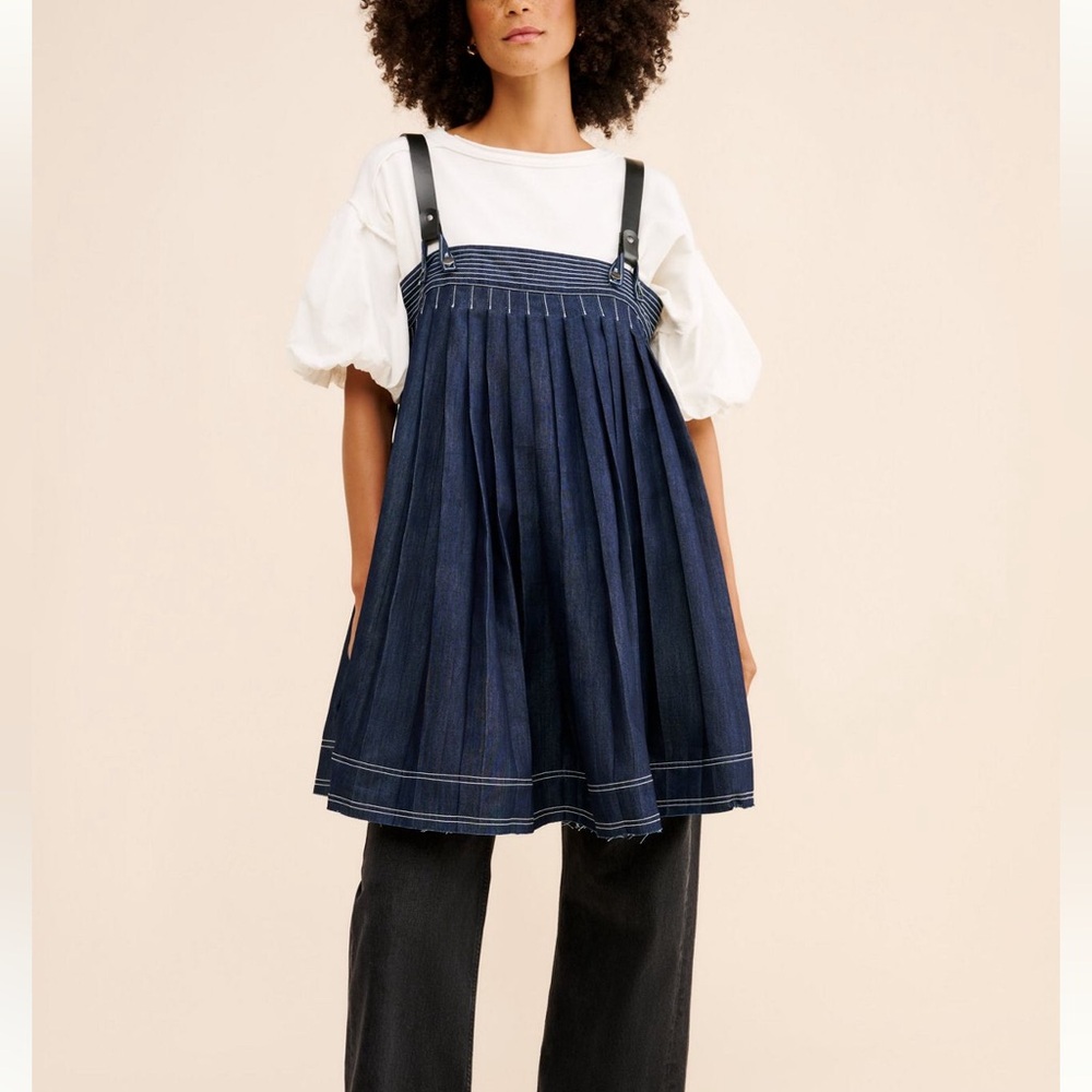 Pilcro Denim Babydoll Mini Dress